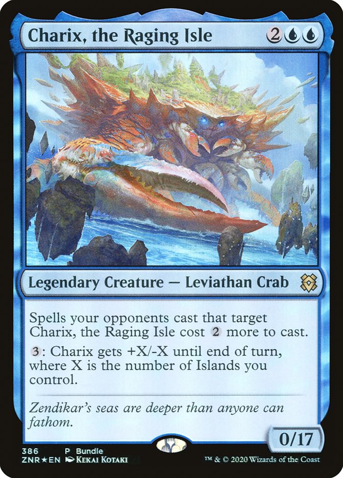 Charix, the Raging Isle (386) [Zendikar Rising Promos] | Tabernacle Games