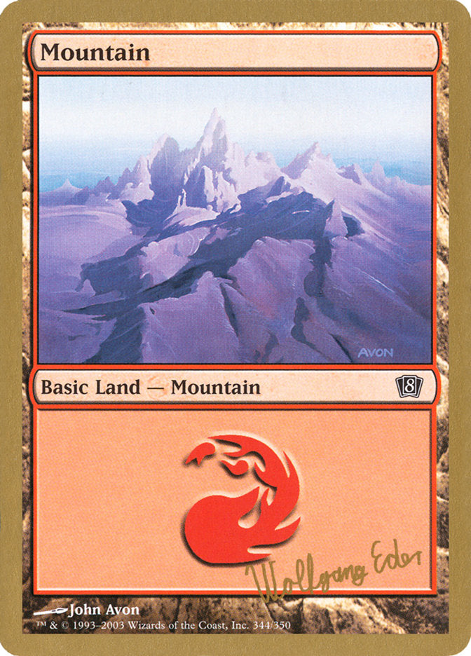 Mountain (Wolfgang Eder) [World Championship Decks 2003] | Tabernacle Games