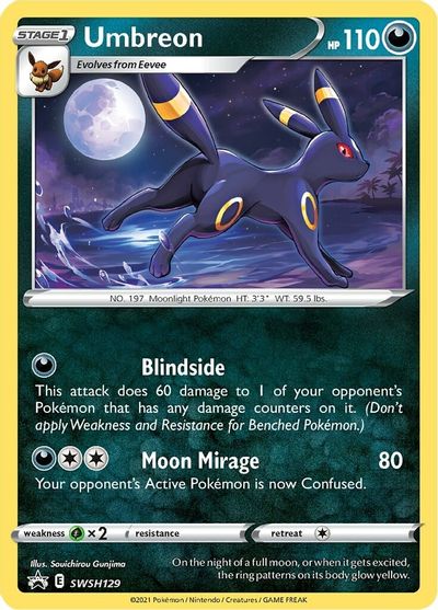 Umbreon (SWSH129) [Sword & Shield: Black Star Promos] | Tabernacle Games