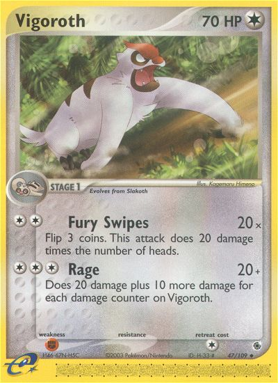 Vigoroth (47/109) [EX: Ruby & Sapphire] | Tabernacle Games