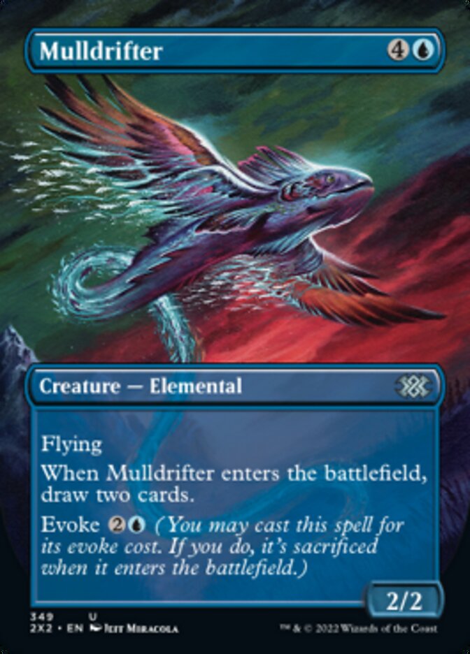 Mulldrifter (Borderless Alternate Art) [Double Masters 2022] | Tabernacle Games