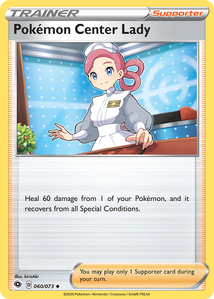 Pokemon Center Lady (060/073) [Sword & Shield: Champion's Path] | Tabernacle Games