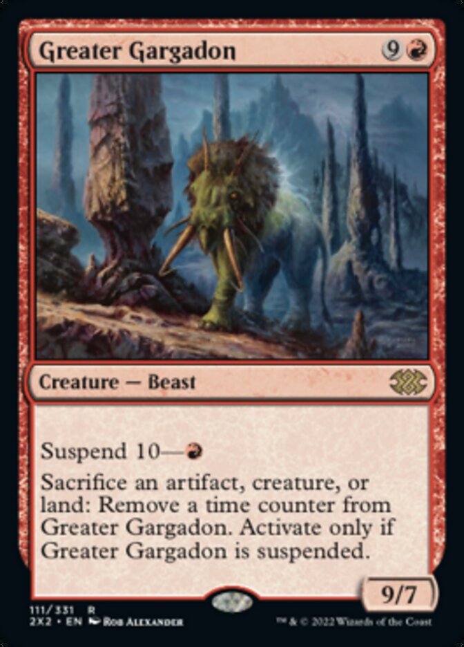 Greater Gargadon [Double Masters 2022] | Tabernacle Games