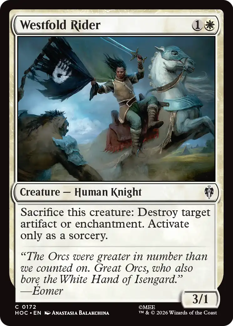 Westfold Rider [The Hobbit: Eternal-Legal] | Tabernacle Games
