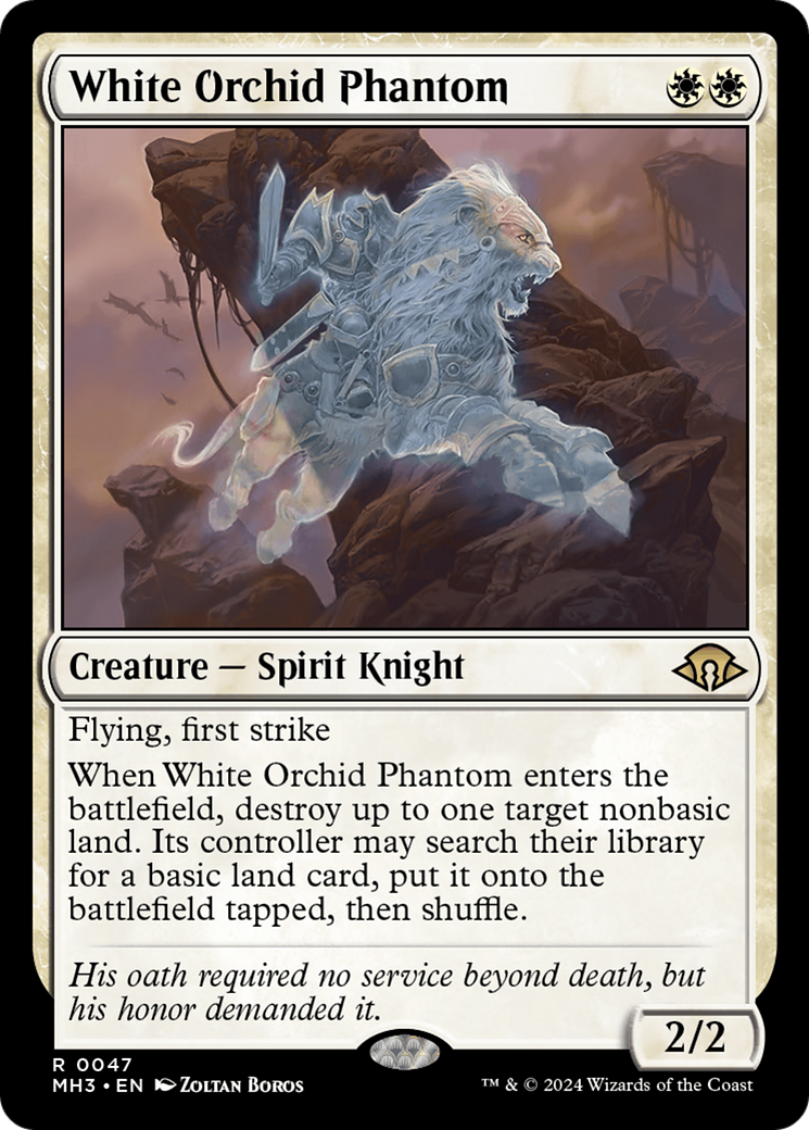 White Orchid Phantom [Modern Horizons 3] | Tabernacle Games