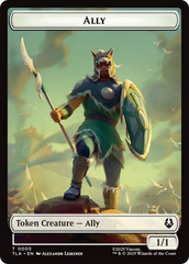 Ally (0005) // Soldier (0002) Double-Sided Token [Avatar: The Last Airbender Tokens] | Tabernacle Games