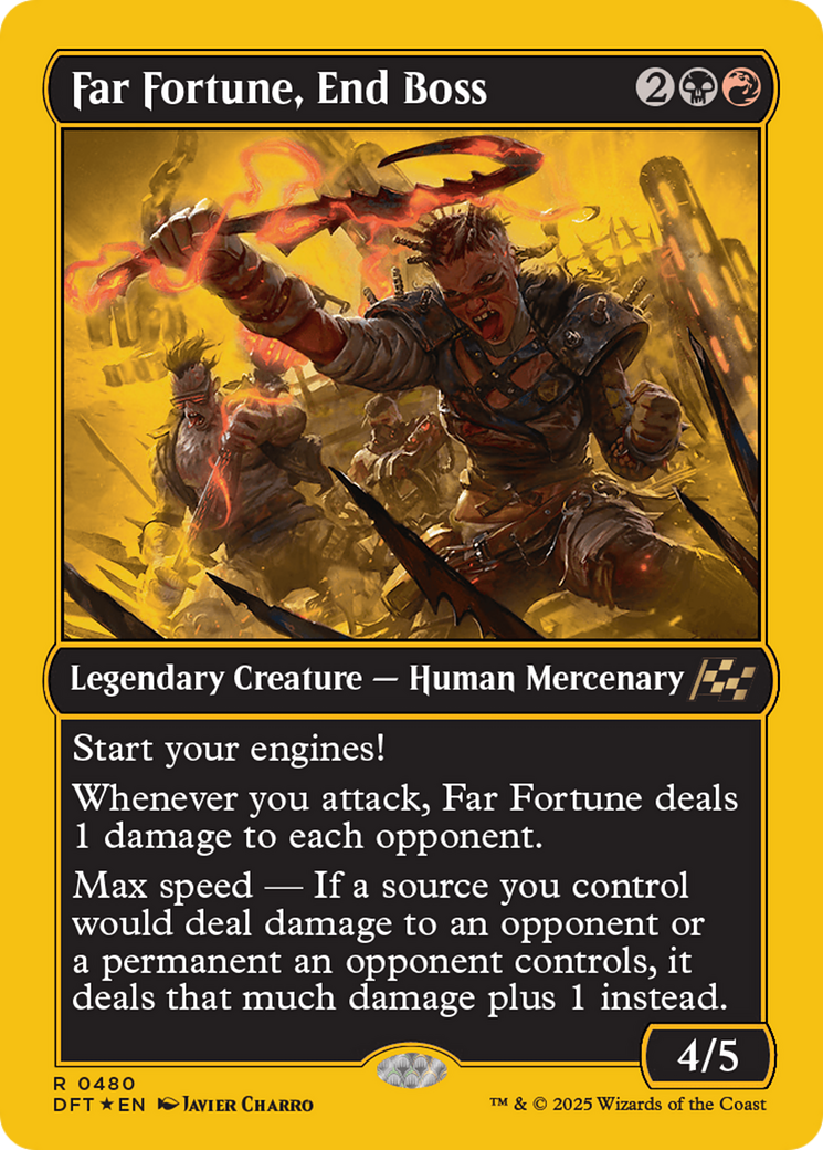 Far fortune, End Boss (First-Place Foil) [Aetherdrift] | Tabernacle Games