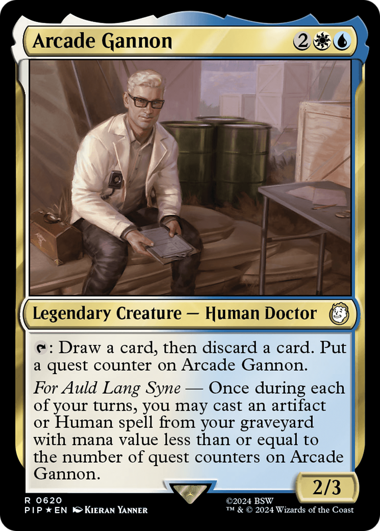 Arcade Gannon (Surge Foil) [Fallout] | Tabernacle Games