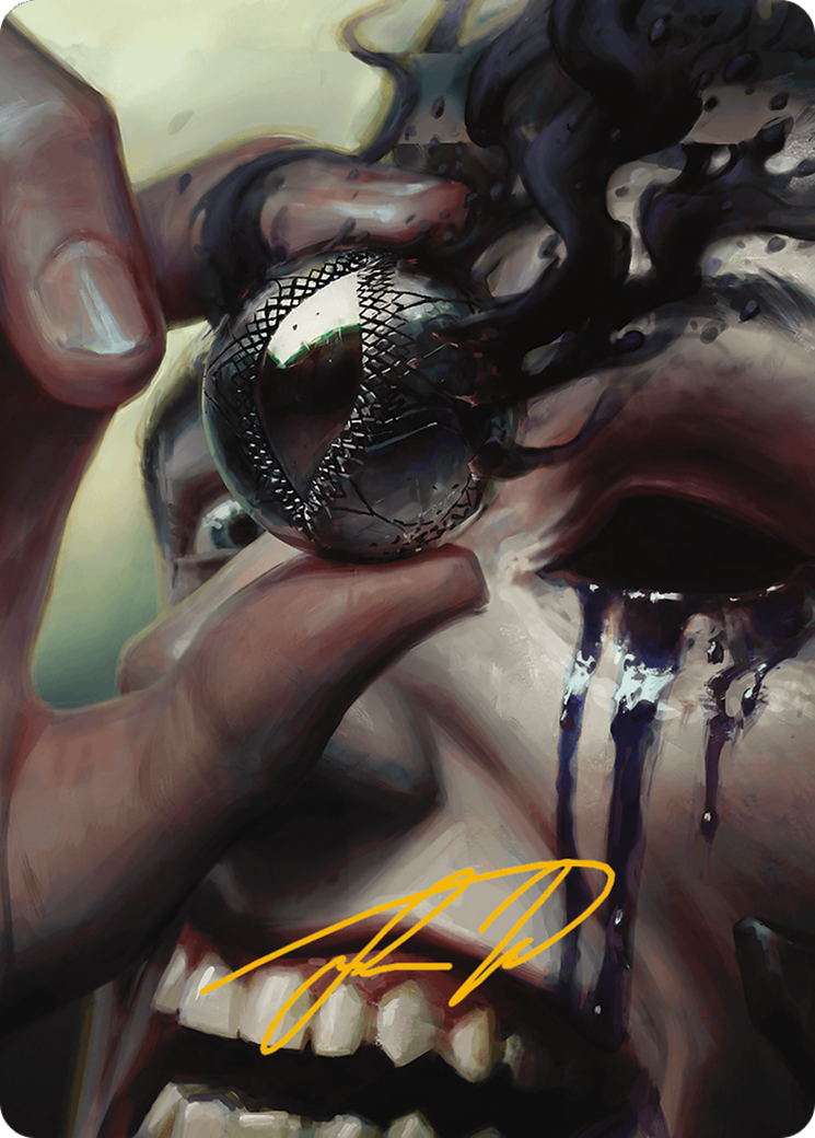 Jet Medallion Art Card (Gold-Stamped Signature) [Modern Horizons 3 Art Series] | Tabernacle Games