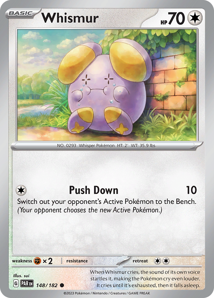 Whismur (148/182) [Scarlet & Violet: Paradox Rift] | Tabernacle Games