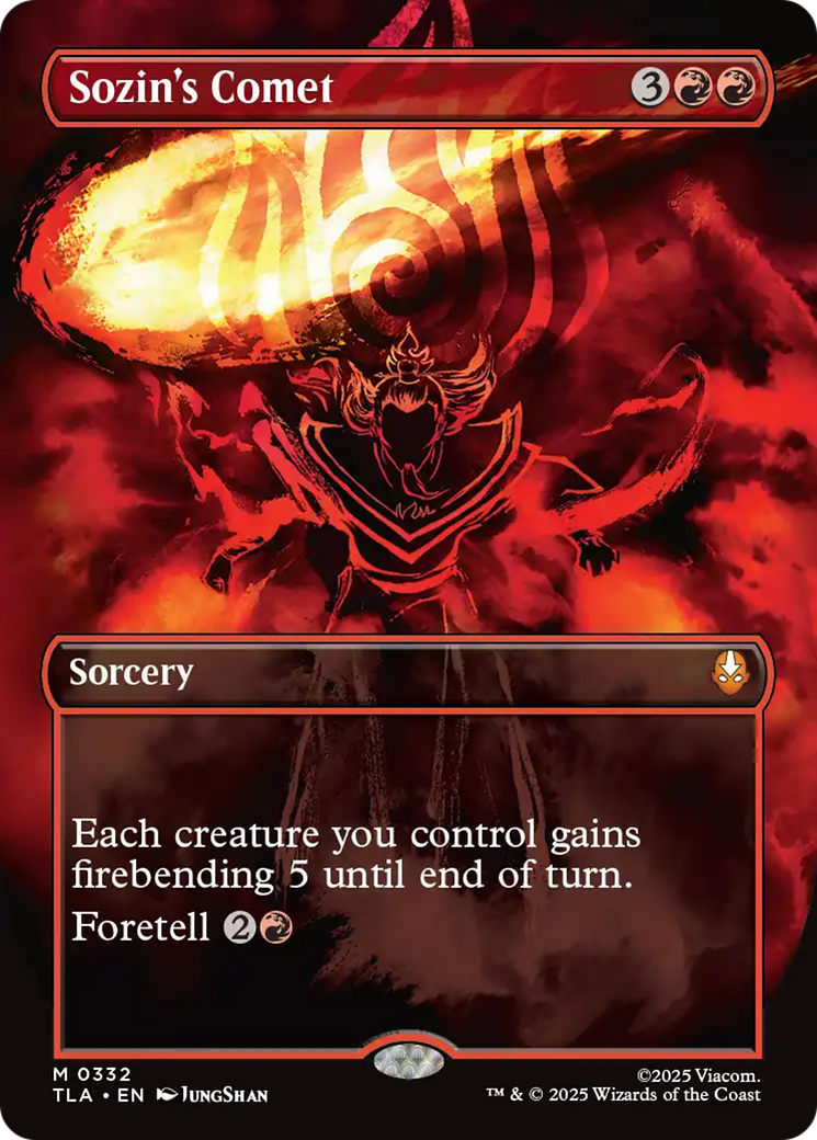 Sozin's Comet (0332) (Borderless) [Avatar: The Last Airbender] | Tabernacle Games