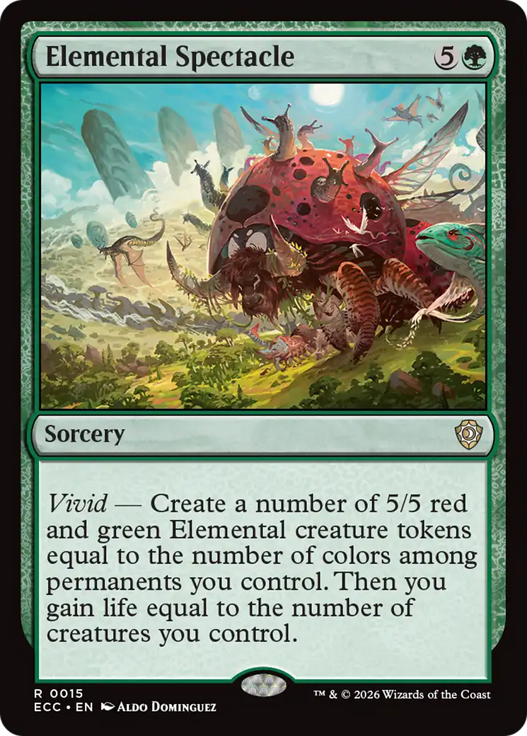 Elemental Spectacle [Lorwyn Eclipsed Commander] | Tabernacle Games