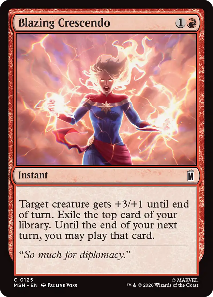 Blazing Crescendo [Marvel Super Heroes] | Tabernacle Games