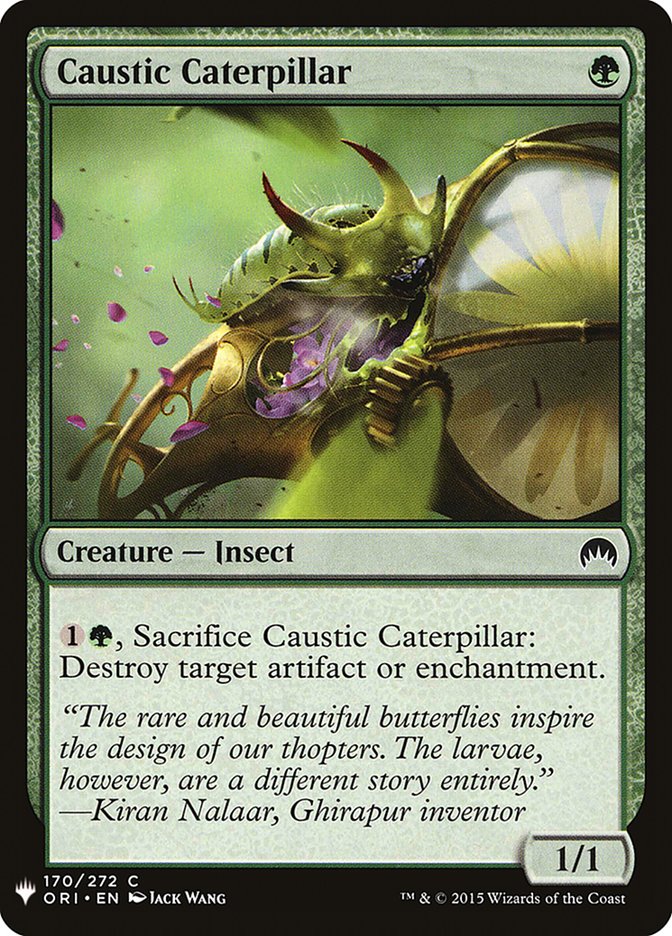 Caustic Caterpillar [Mystery Booster] | Tabernacle Games