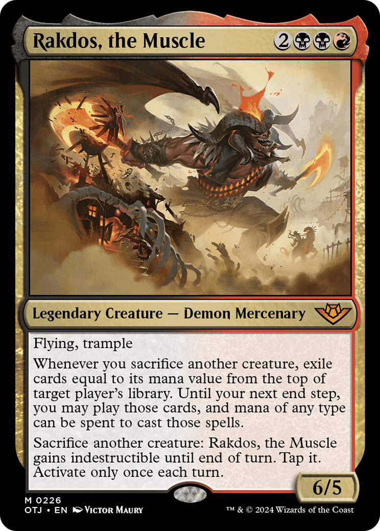 Rakdos, the Muscle [Outlaws of Thunder Junction] | Tabernacle Games