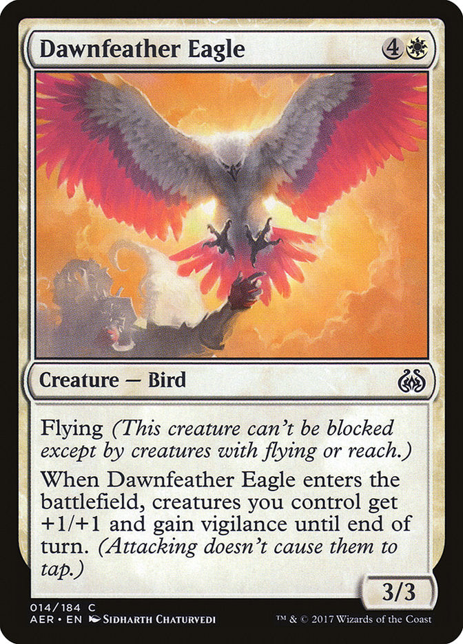 Dawnfeather Eagle (Intro Pack) [Aether Revolt Promos] | Tabernacle Games