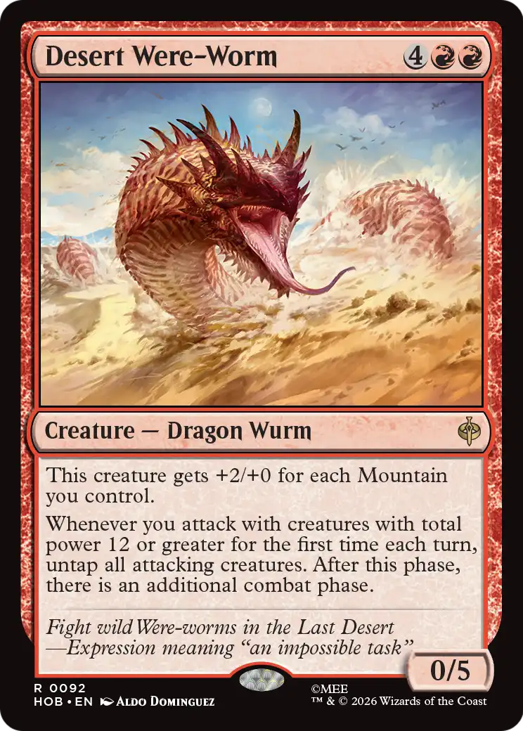Desert Were-Worm [The Hobbit] | Tabernacle Games