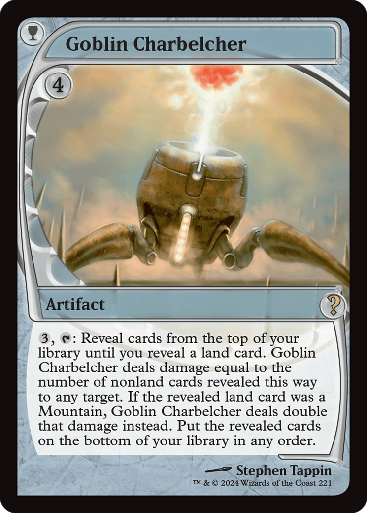 Goblin Charbelcher (Future Sight) [Mystery Booster 2] | Tabernacle Games