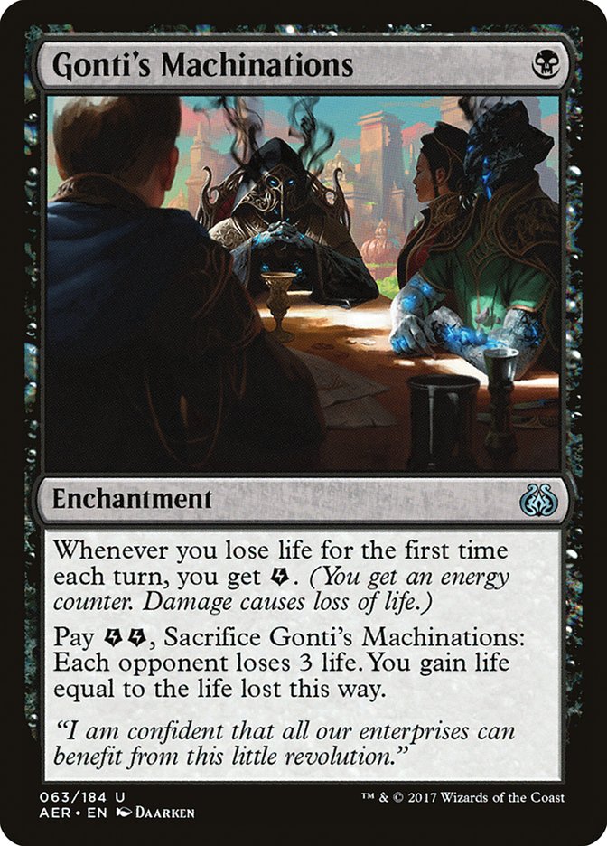 Gonti's Machinations [Aether Revolt] | Tabernacle Games