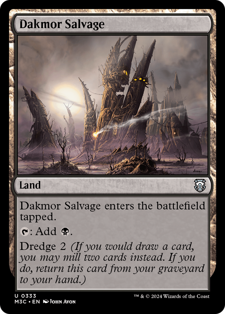 Dakmor Salvage (Ripple Foil) [Modern Horizons 3 Commander] | Tabernacle Games
