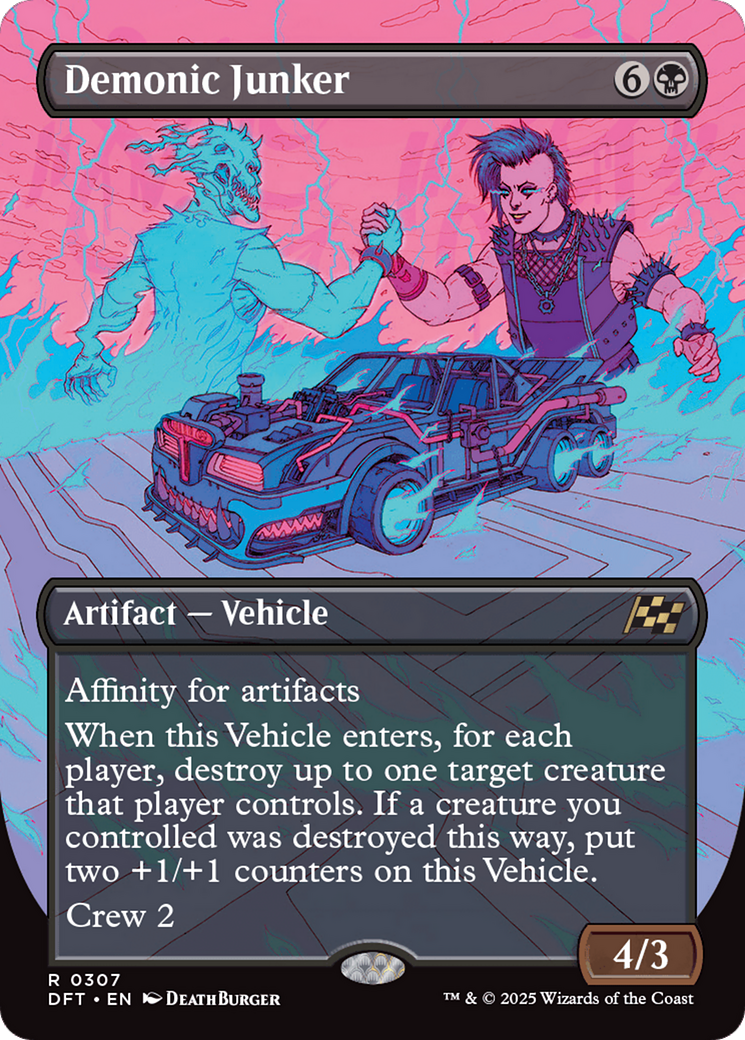 Demonic Junker (Borderless) [Aetherdrift] | Tabernacle Games