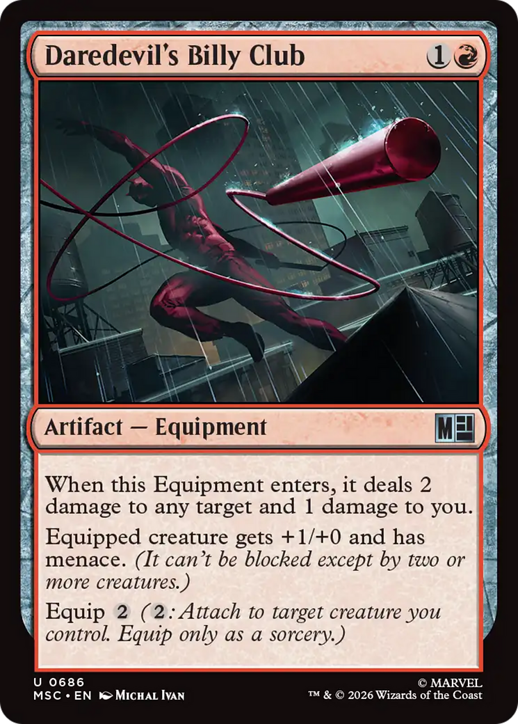 Daredevil's Billy Club [Marvel Super Heroes Commander] | Tabernacle Games