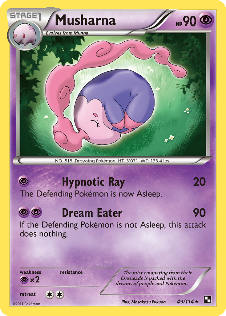 Musharna (49/114) [Black & White: Base Set] | Tabernacle Games