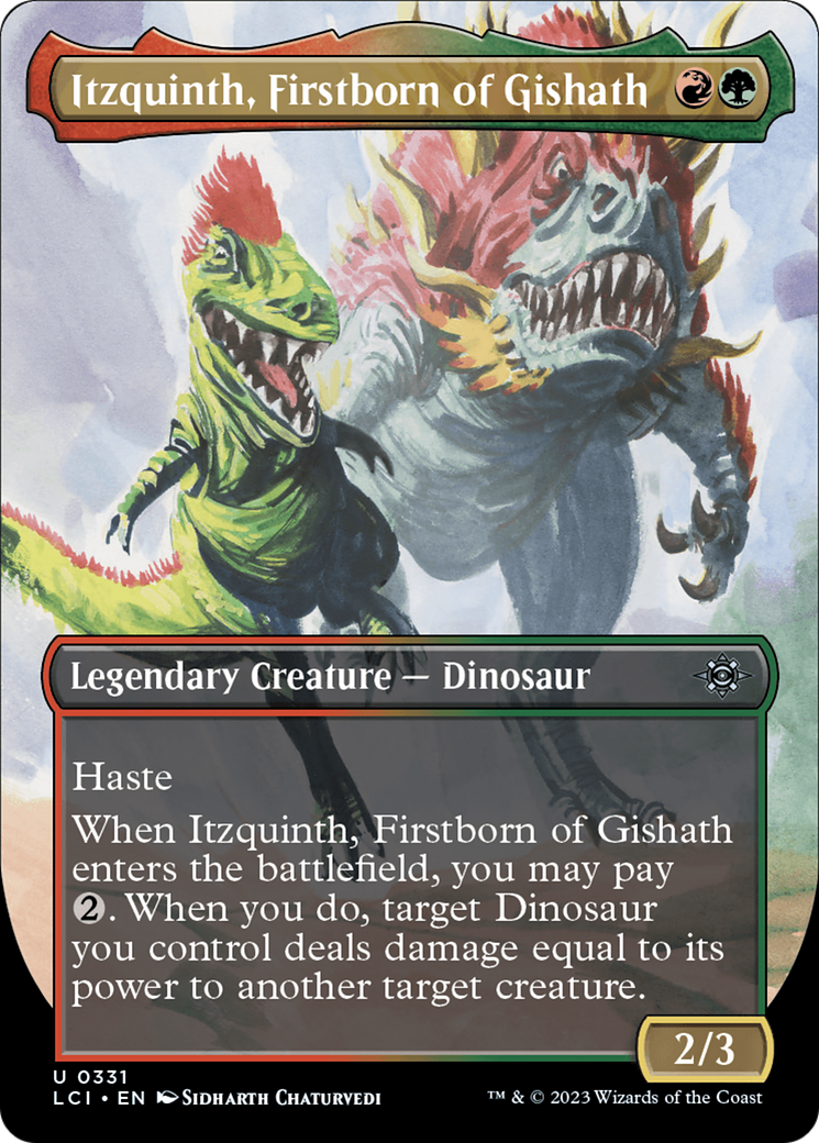 Itzquinth, Firstborn of Gishath (Borderless) [The Lost Caverns of Ixalan] | Tabernacle Games