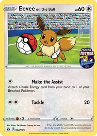 Eevee on the Ball (002/005) [Miscellaneous Cards] | Tabernacle Games