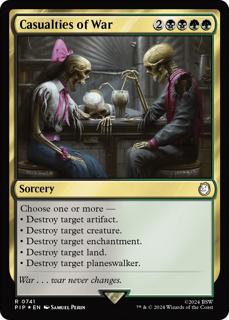 Casualties of War (Surge Foil) [Fallout] | Tabernacle Games