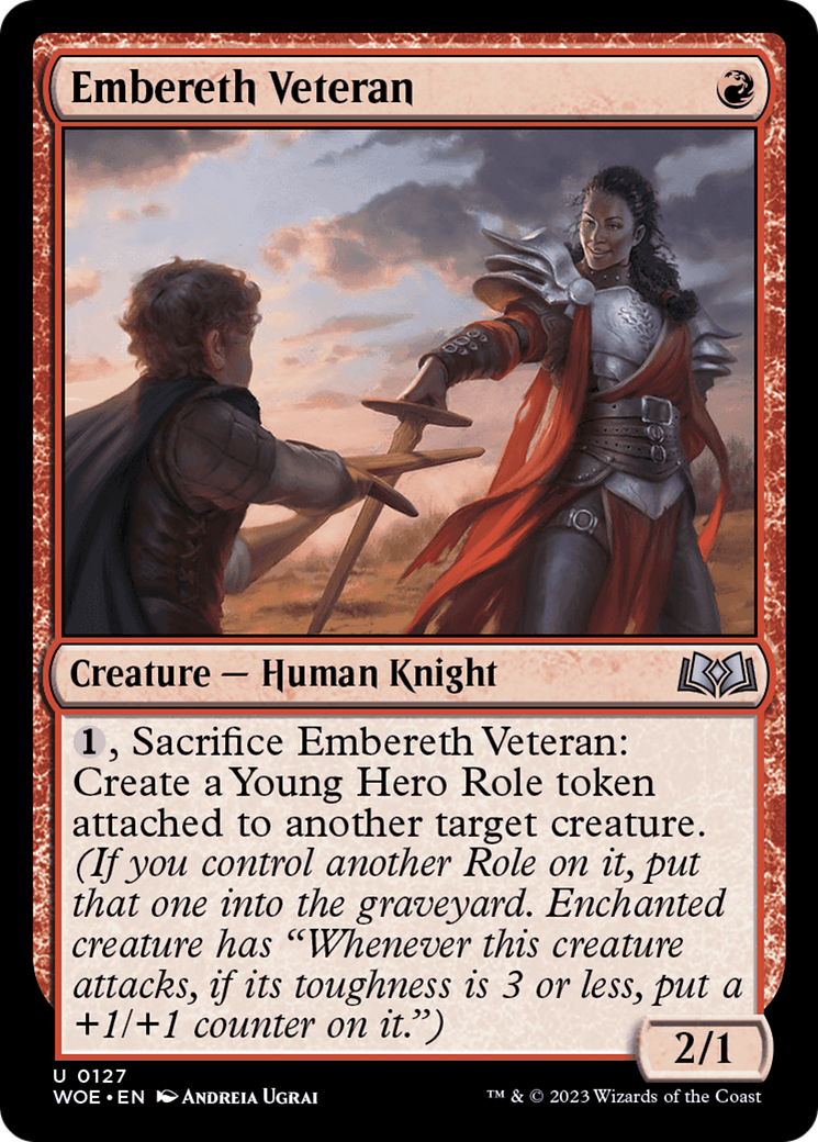 Embereth Veteran [Wilds of Eldraine] | Tabernacle Games