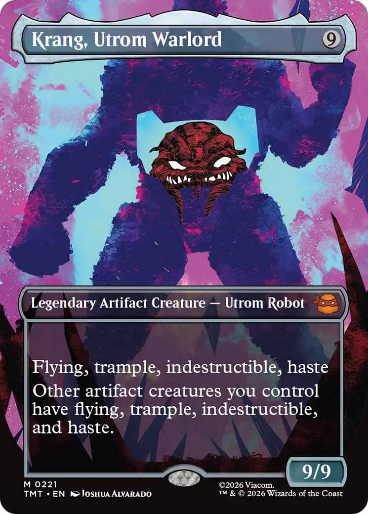 Krang, Utrom Warlord (Borderless) [Teenage Mutant Ninja Turtles] | Tabernacle Games