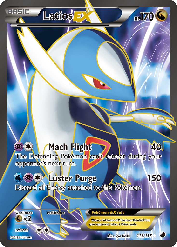 Latios EX (113/116) [Black & White: Plasma Freeze] | Tabernacle Games