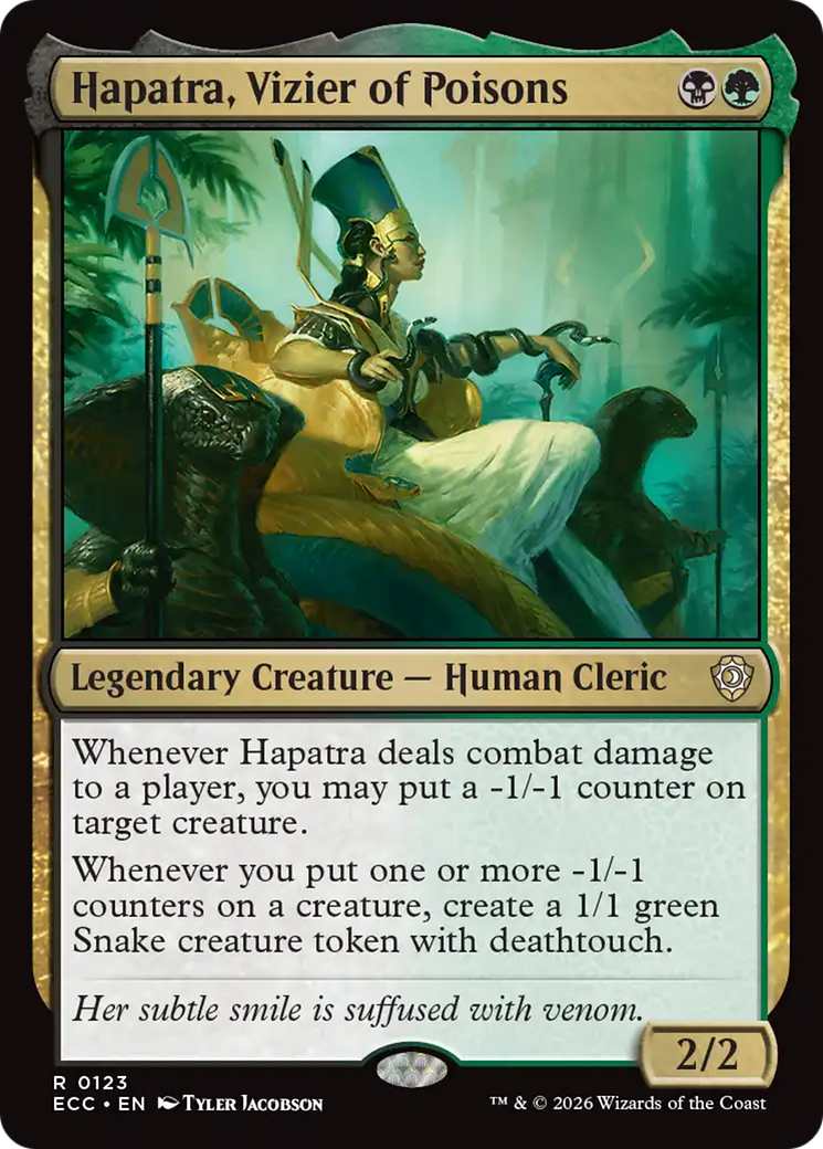 Hapatra, Vizier of Poisons [Lorwyn Eclipsed Commander] | Tabernacle Games
