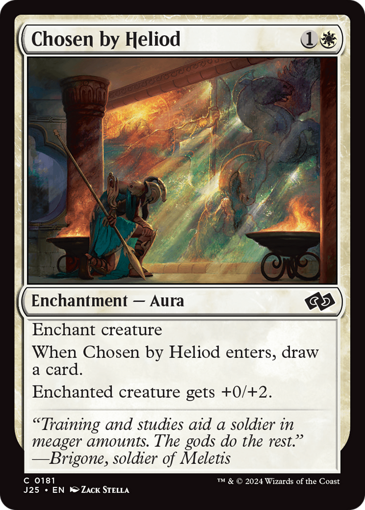 Chosen by Heliod [Foundations Jumpstart] | Tabernacle Games