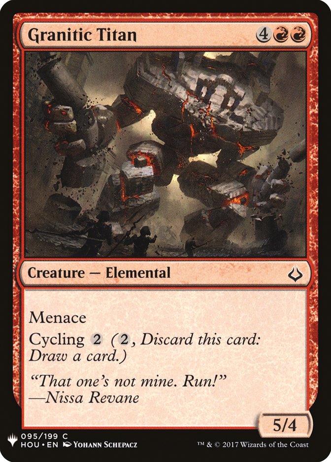 Granitic Titan [Mystery Booster] | Tabernacle Games