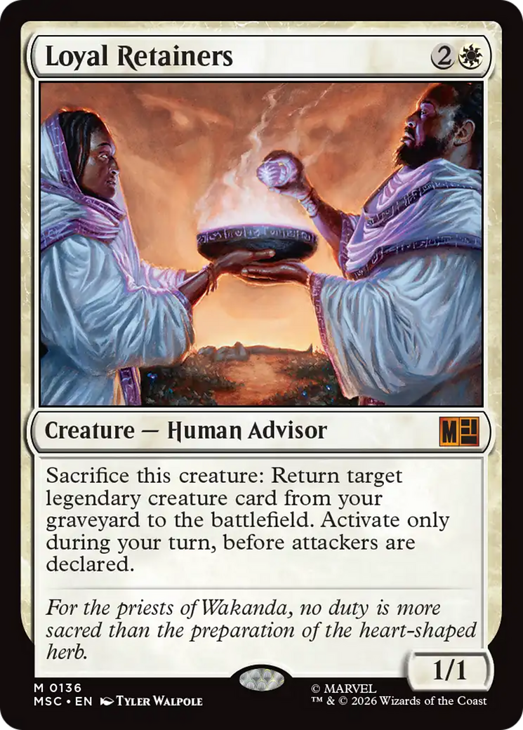 Loyal Retainers (Surge Foil) [Marvel Super Heroes Commander] | Tabernacle Games