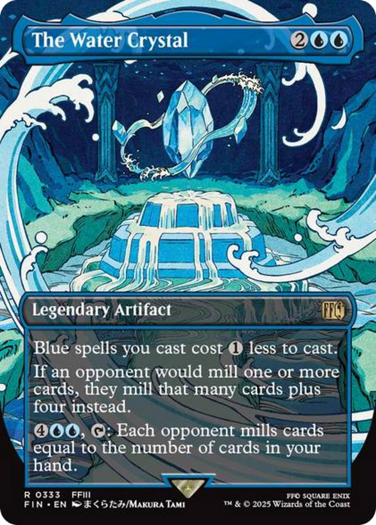 The Water Crystal (Borderless) [FINAL FANTASY] | Tabernacle Games