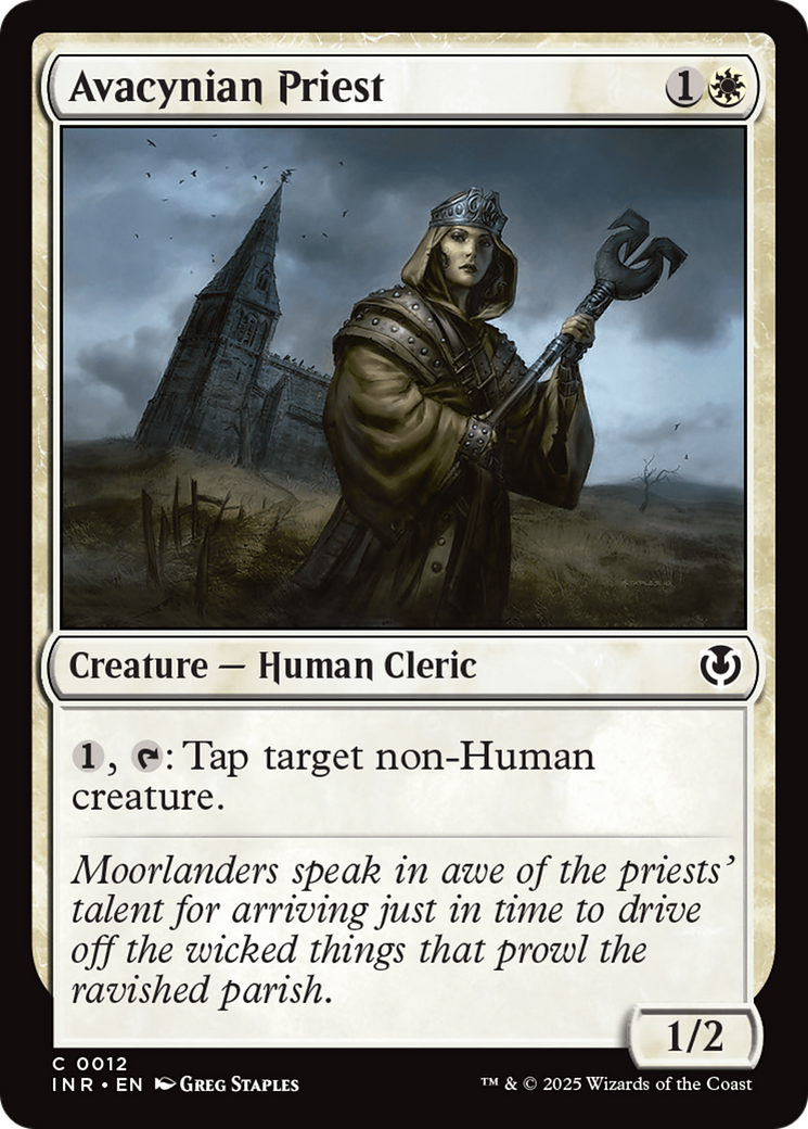 Avacynian Priest [Innistrad Remastered] | Tabernacle Games