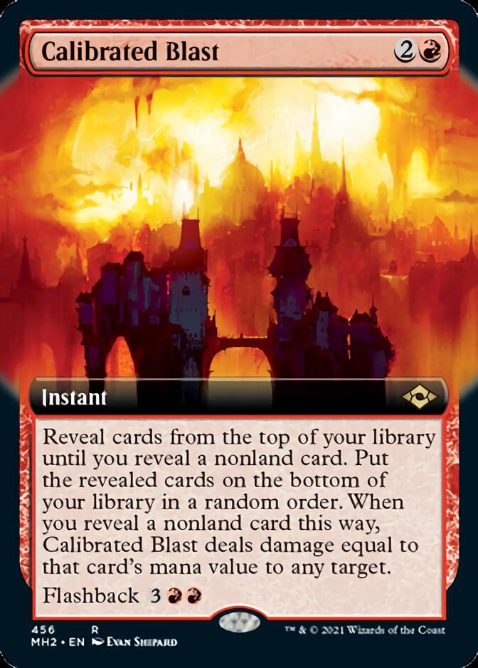 Calibrated Blast (Extended Art) [Modern Horizons 2] | Tabernacle Games