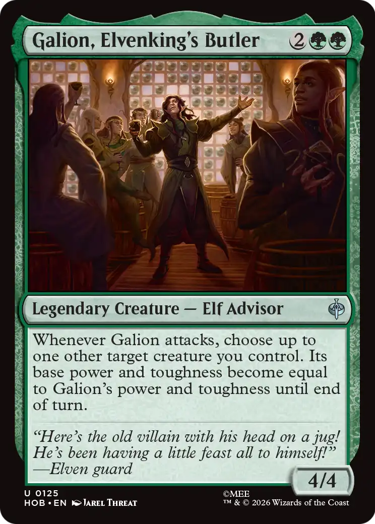 Galion, Elvenking's Butler [The Hobbit] | Tabernacle Games