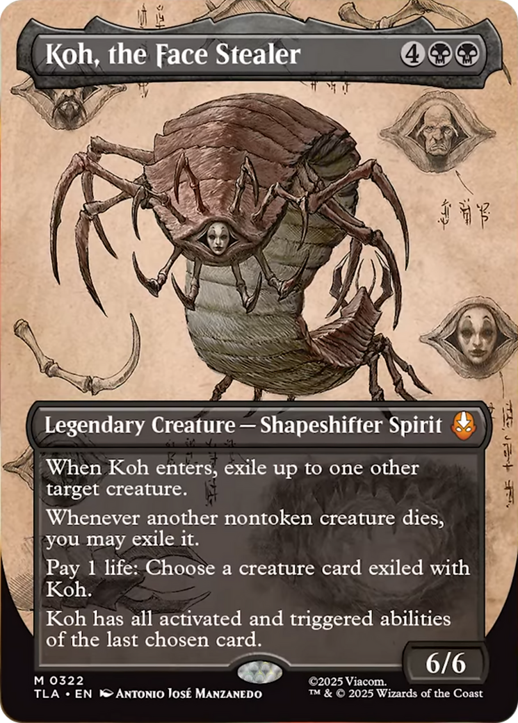 Koh, the Face Stealer (Borderless) [Avatar: The Last Airbender] | Tabernacle Games