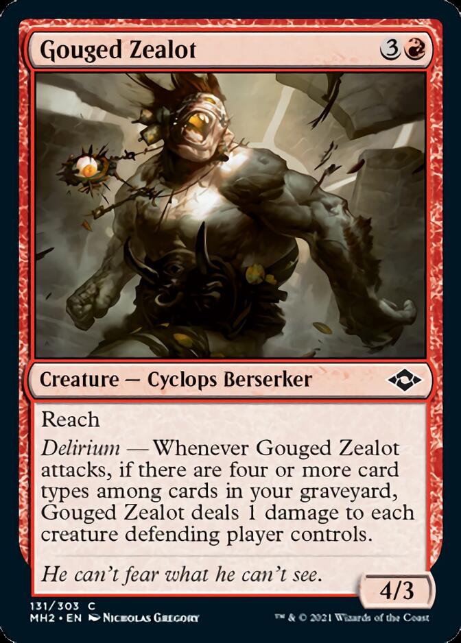 Gouged Zealot [Modern Horizons 2] | Tabernacle Games