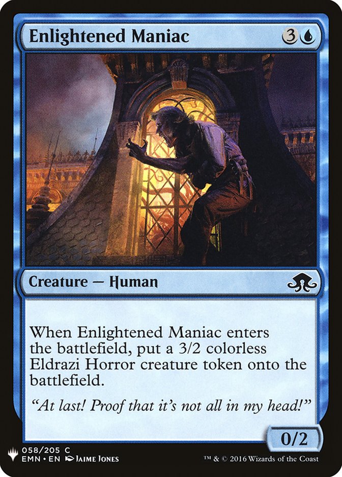 Enlightened Maniac [Mystery Booster] | Tabernacle Games
