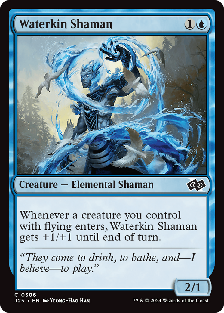 Waterkin Shaman [Foundations Jumpstart] | Tabernacle Games