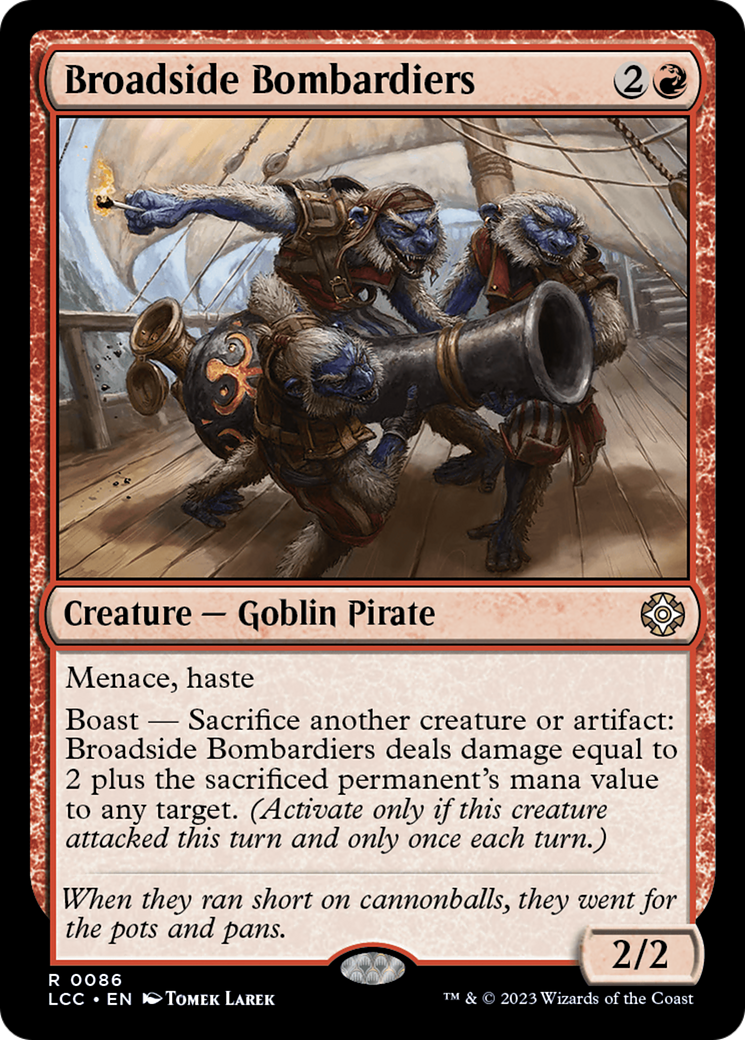 Broadside Bombardiers [The Lost Caverns of Ixalan Commander] | Tabernacle Games