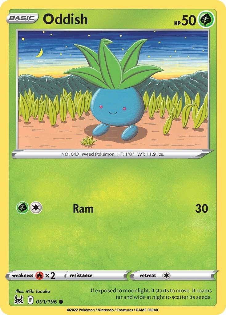 Oddish (001/196) [Sword & Shield: Lost Origin] | Tabernacle Games