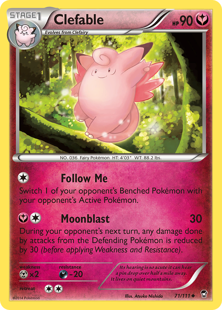 Clefable (71/111) [XY: Furious Fists] | Tabernacle Games