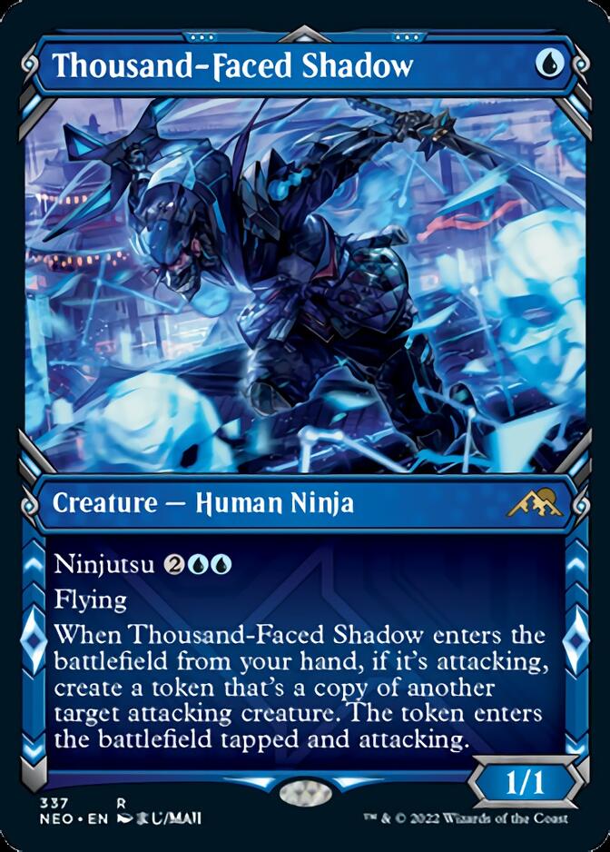Thousand-Faced Shadow (Showcase Ninja) [Kamigawa: Neon Dynasty] | Tabernacle Games