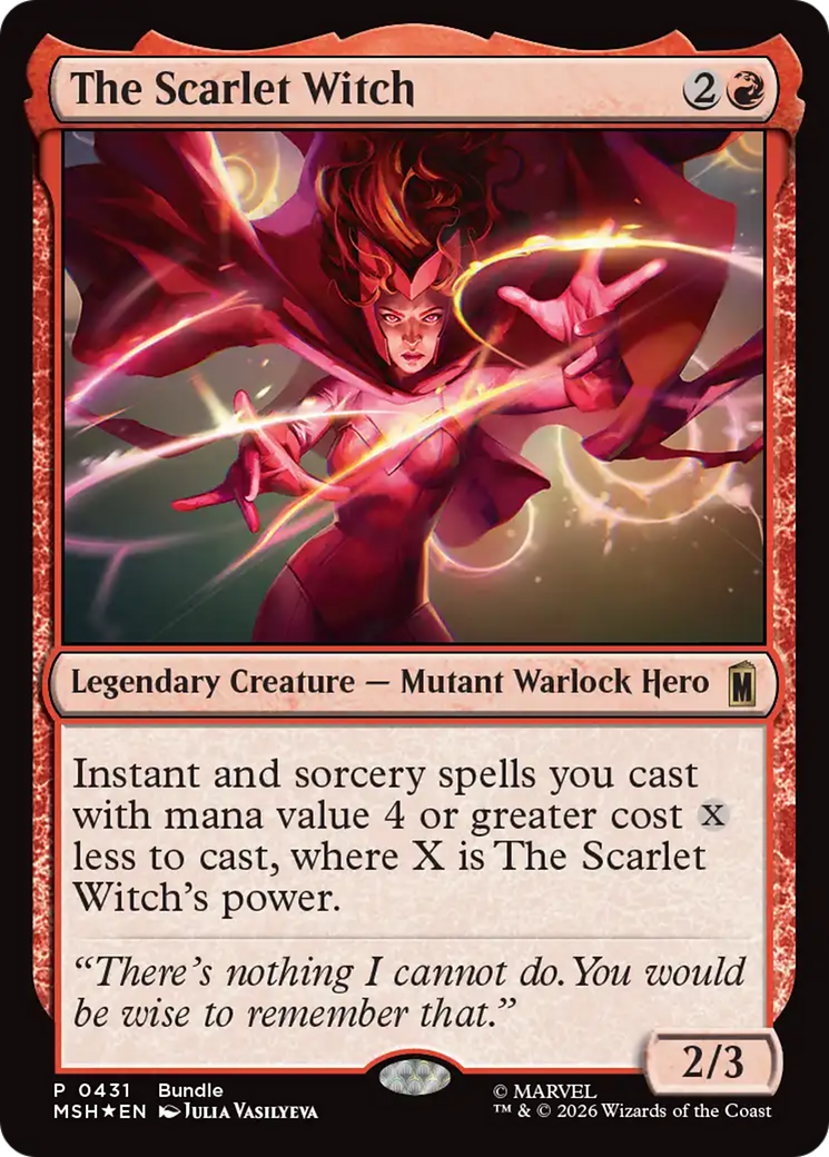 The Scarlet Witch (Bundle) [Marvel Super Heroes Promos] | Tabernacle Games
